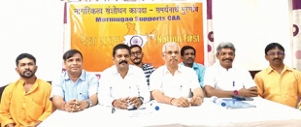 Rally in support of CAA  in Vasco on February 2