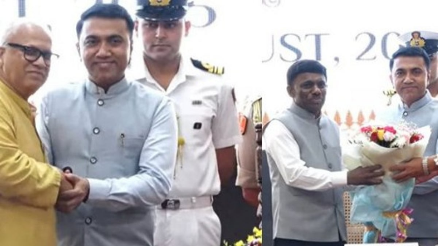Ramesh Tawadkar, Digambar Kamat Sworn In as Ministers in Goa Cabinet 1 Ramesh Tawadkar, Digambar Kamat Sworn In as Ministers in Goa Cabinet