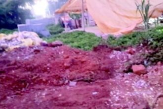 Rampant landfilling in  Sangolda, Socorro