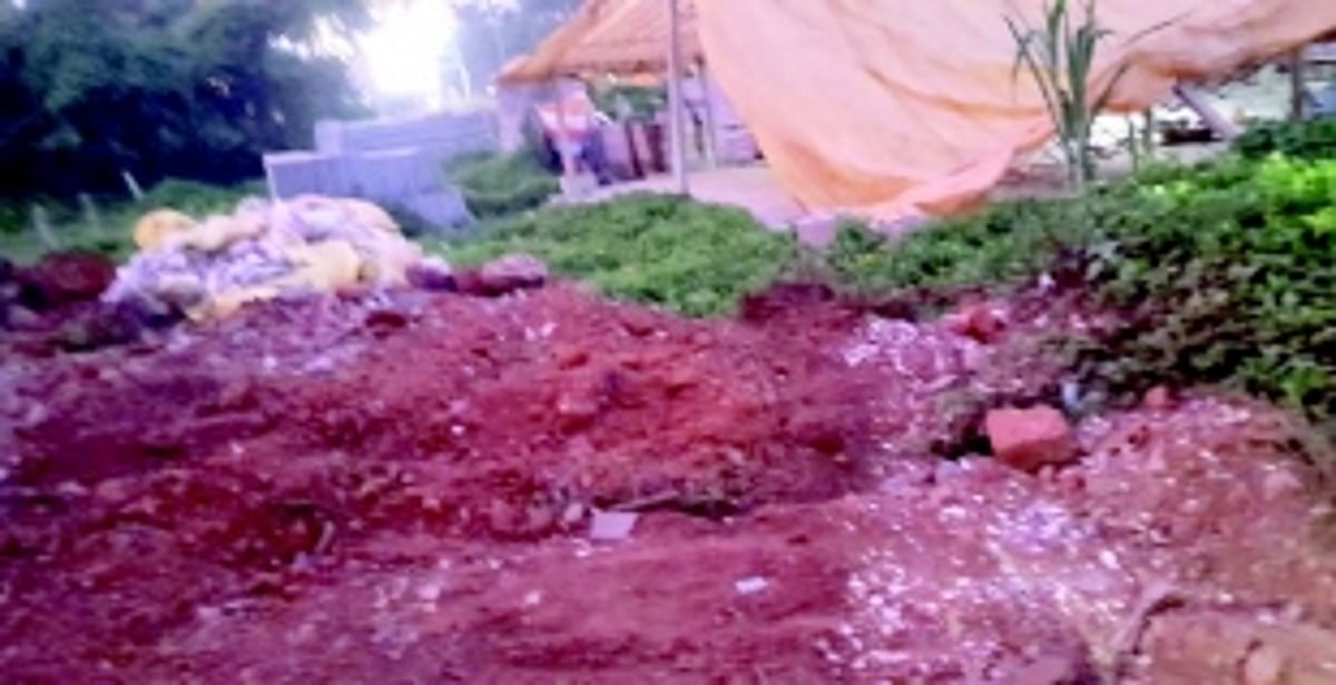 Rampant landfilling in  Sangolda, Socorro