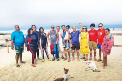 Ramponnkar-turned-coach Tony Fernandes empowers swimmers to conquer the fear of the sea