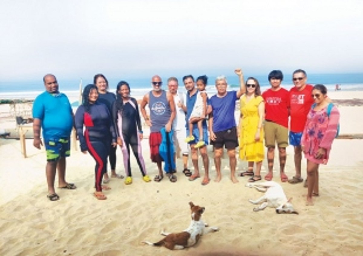 Ramponnkar-turned-coach Tony Fernandes empowers swimmers to conquer the fear of the sea