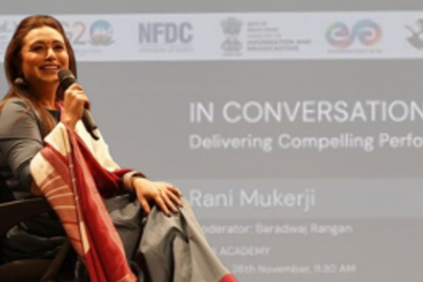 Rani Mukerji's In-Conversation Session at 54th IFFI Explores 'Delivering Compelling Performances' and Reflections on Cinematic Journey