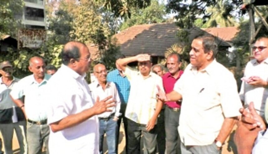 Ravi, Sudin clash for credit at hot-mixing of roads in Ponda