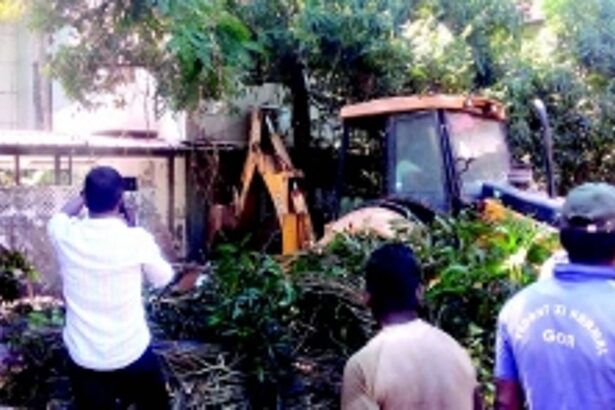 Razing of ‘encroachments’ on Candolim  PHC land temporarily suspended