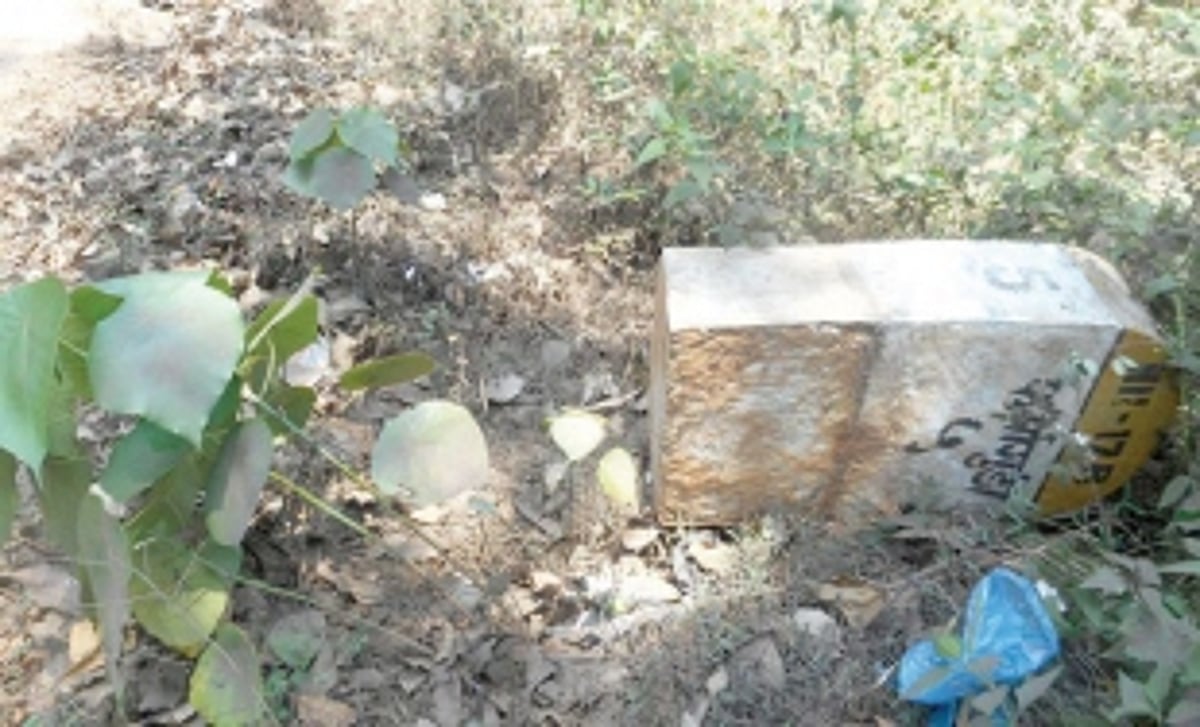 Re-install the neglected road milestone