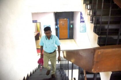 Reaching ‘good governance’ is a tough climb: Udyog Bhavan lift is out of order for four years