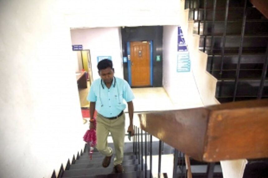 Reaching ‘good governance’ is a tough climb: Udyog Bhavan lift is out of order for four years