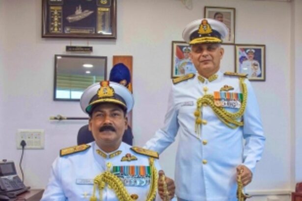 Rear Admiral Ajay D Theophilus Assumes Command as Flag Officer Commanding Goa Area (FOGA) at INS Hansa, Goa
