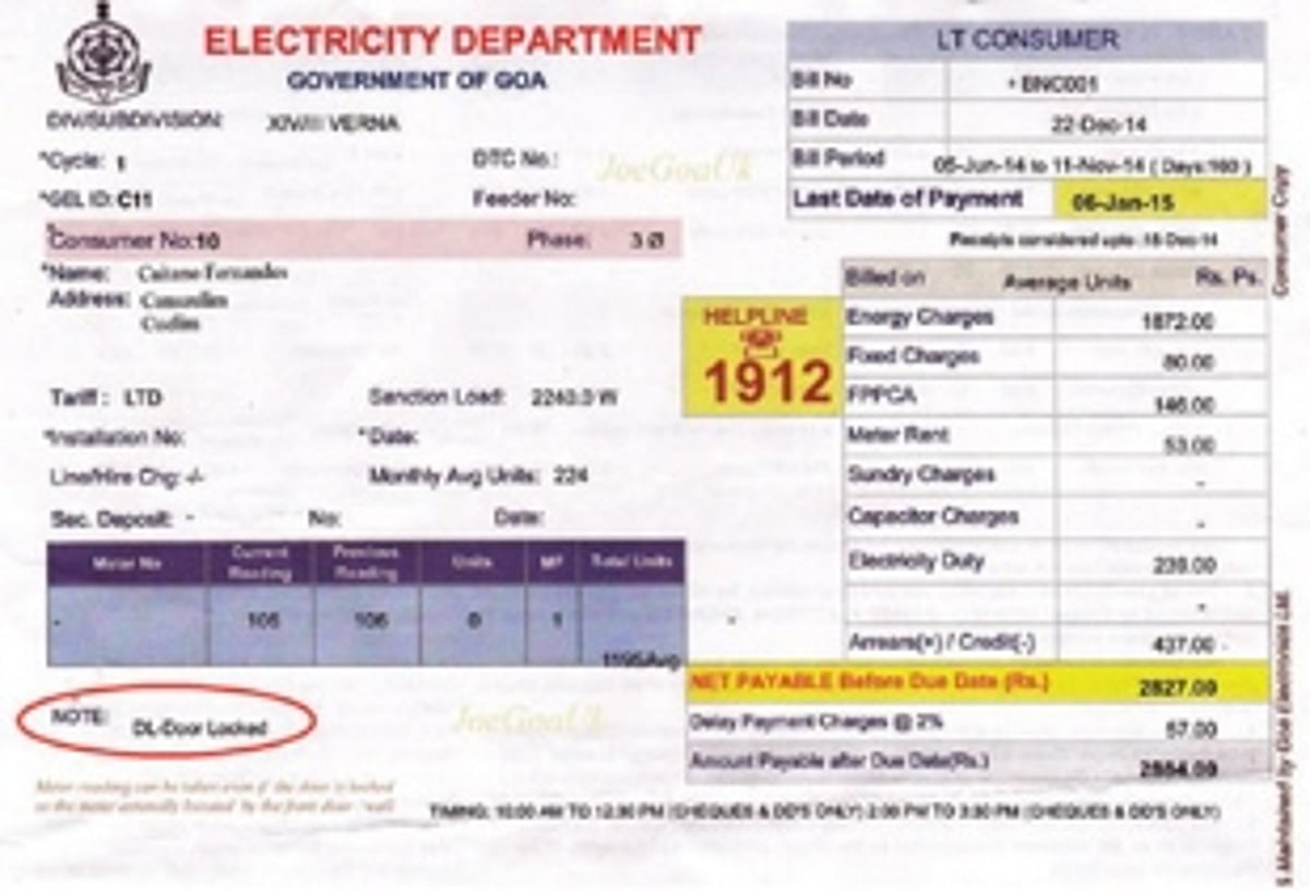 Rebates on electricity bills for  prompt payment an eyewash!