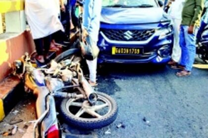 Reckless rent-a-car driving tourist likely to have “killed” Aldona man, on Mandovi Bridge