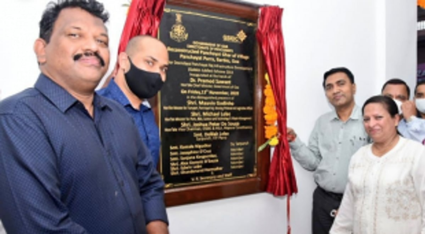 Reconstructed Parra  panchayat ghar opened
