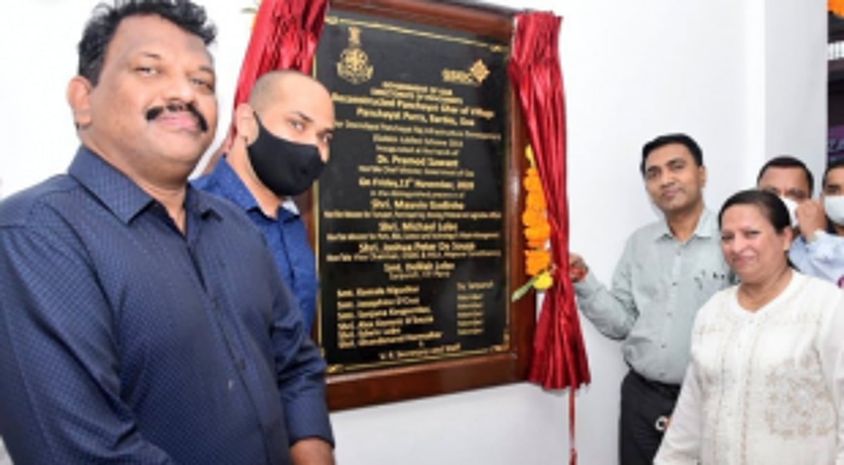 Reconstructed Parra  panchayat ghar opened
