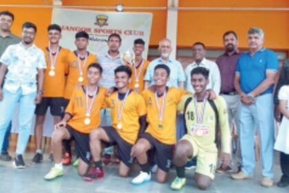 Regina Mundi HS Mormugao futsal champions