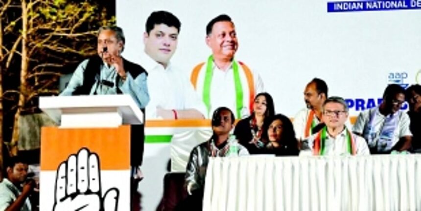 Reject BJP to retain freedom of choice to live life as you want to, Tharoor tells Goans