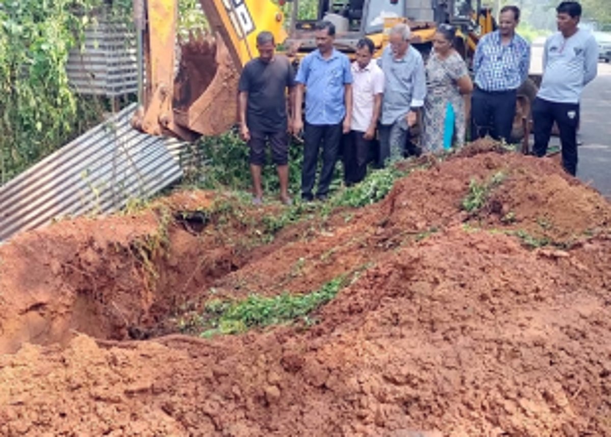 Relief for Velsao  residents as PWD  locates fault in pipeline