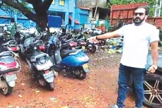 Rent-a-cab vehicles brazenly parked along roadsides in Margao as authorities see no evil