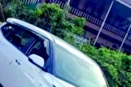 Rental car crashes into chapel wall