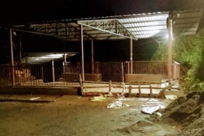 Repair Ganesh immersion shade: Massordem villagers