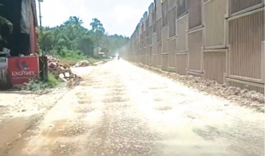 Repair of Torxem-Tamboxem service road before Chaturthi: locals