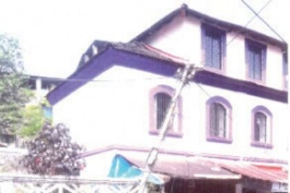 Replace leaning telephone  pole for public safety