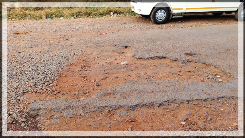 Residents Outraged Over Deteriorating Road Conditions in Old Goa