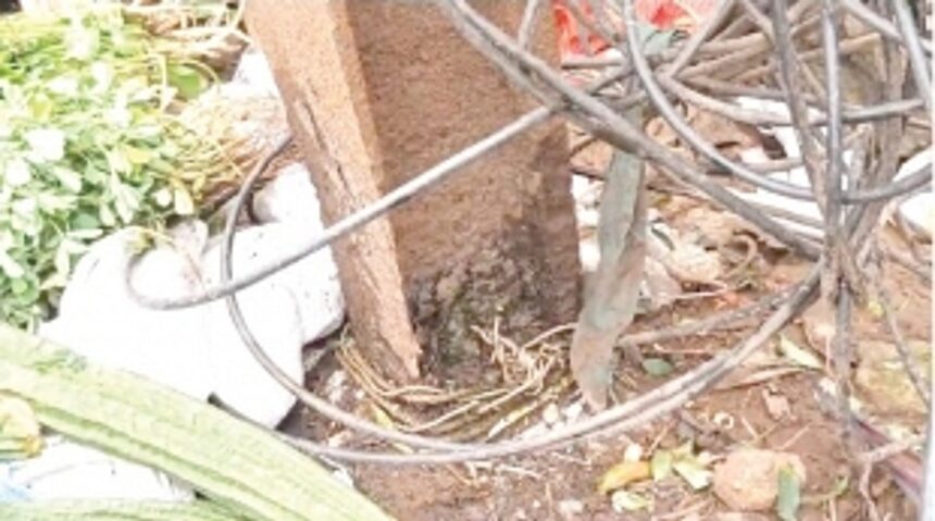 Residents call for immediate replacement of hazardous electricity pole at Rawanfond circle