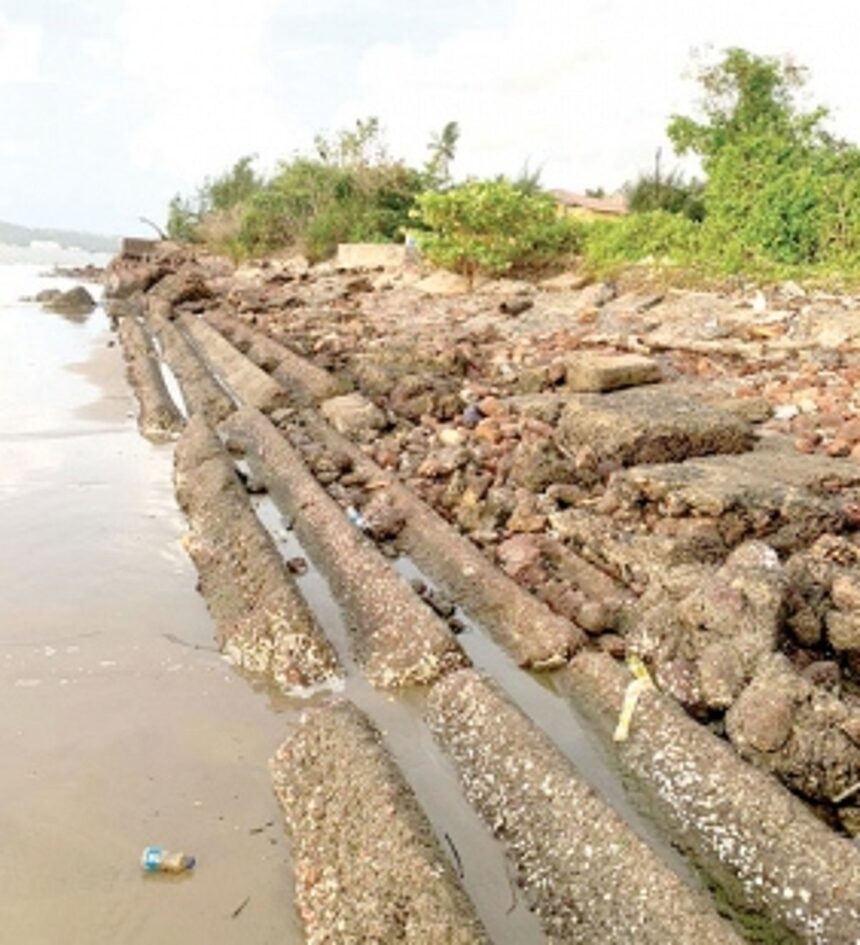 Residents fear Panjim-Miramar coastal stretch may get washed away 1 Residents fear Panjim-Miramar coastal stretch may get washed away