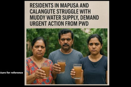 Residents in Mapusa and Calangute Struggle with Muddy Water Supply, Demand Urgent Action from PWD