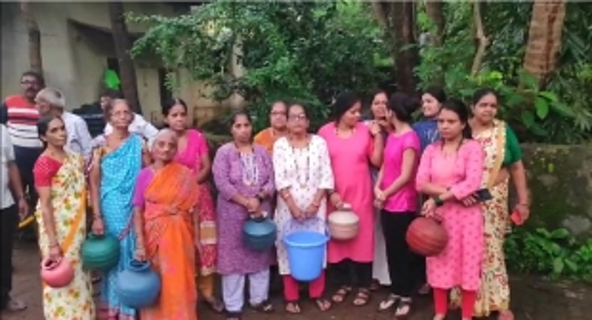 Residents of Anjuna, Protest Against Longstanding Water Scarcity