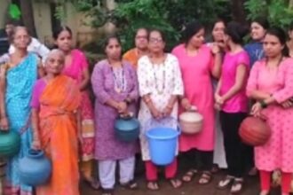 Residents of Anjuna protest against chronic water scarcity, even as rains flood Goa’s streets