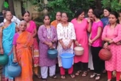 Residents of Anjuna protest against chronic water scarcity, even as rains flood Goa’s streets