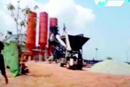 Residents of Dhargalim rally against  RMC plant, citing health hazards