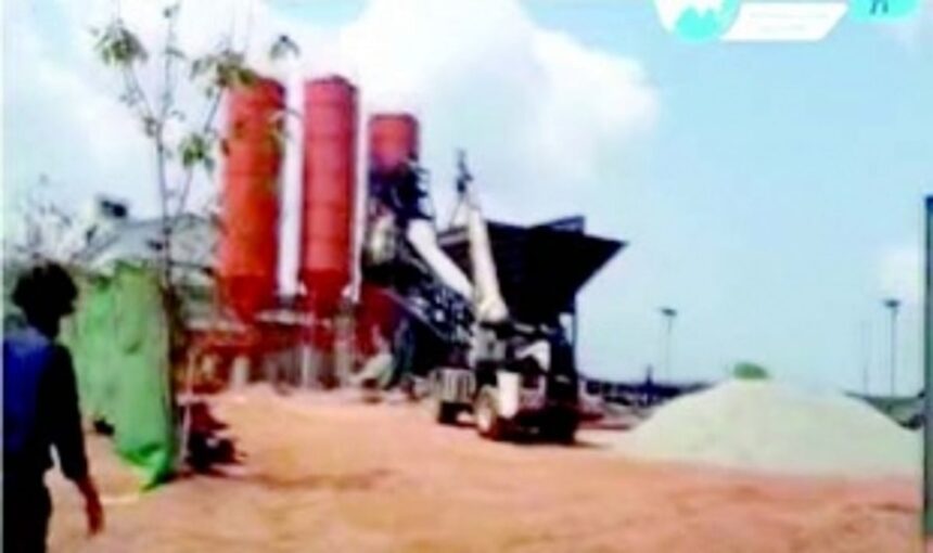 Residents of Dhargalim rally against  RMC plant, citing health hazards