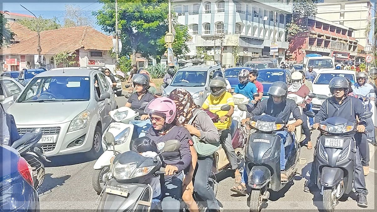 Residents of Margao Struggle with Severe Traffic Congestion Due to Poor Parking Management