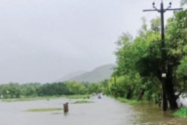 Residents of flooded Sao Jose de Areal rue poor drain maintanance