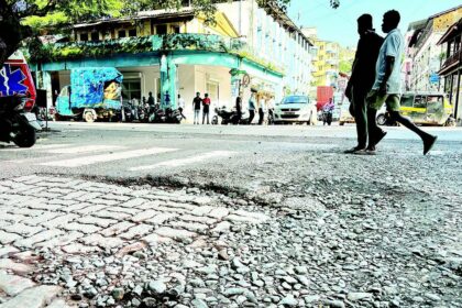 Residents peeved over haphazard pothole repair works in Panjim