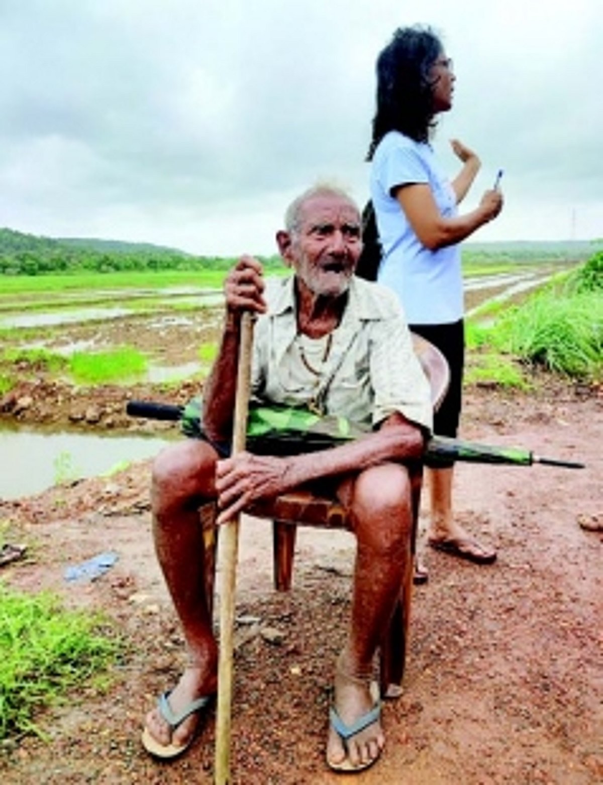 Resolute Loutolim farmers force PWD to defer Borim bridge land demarcation exercise