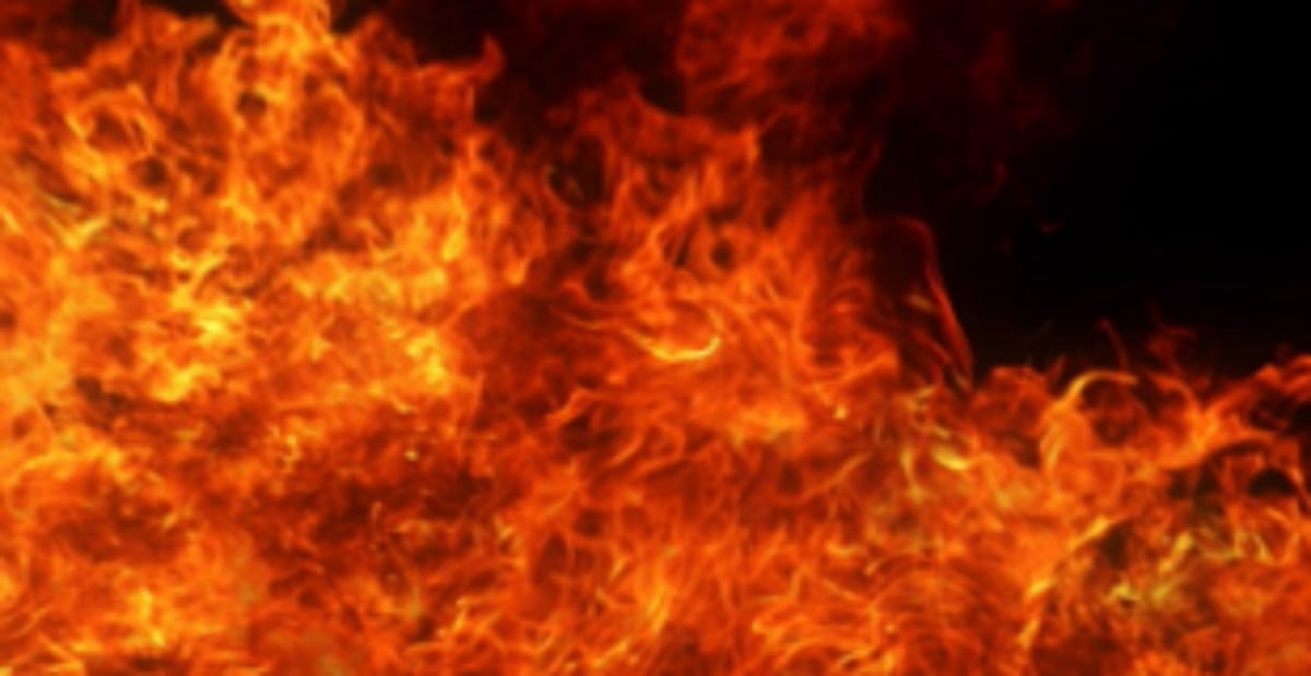 Resort catches fire  at Palolem Beach