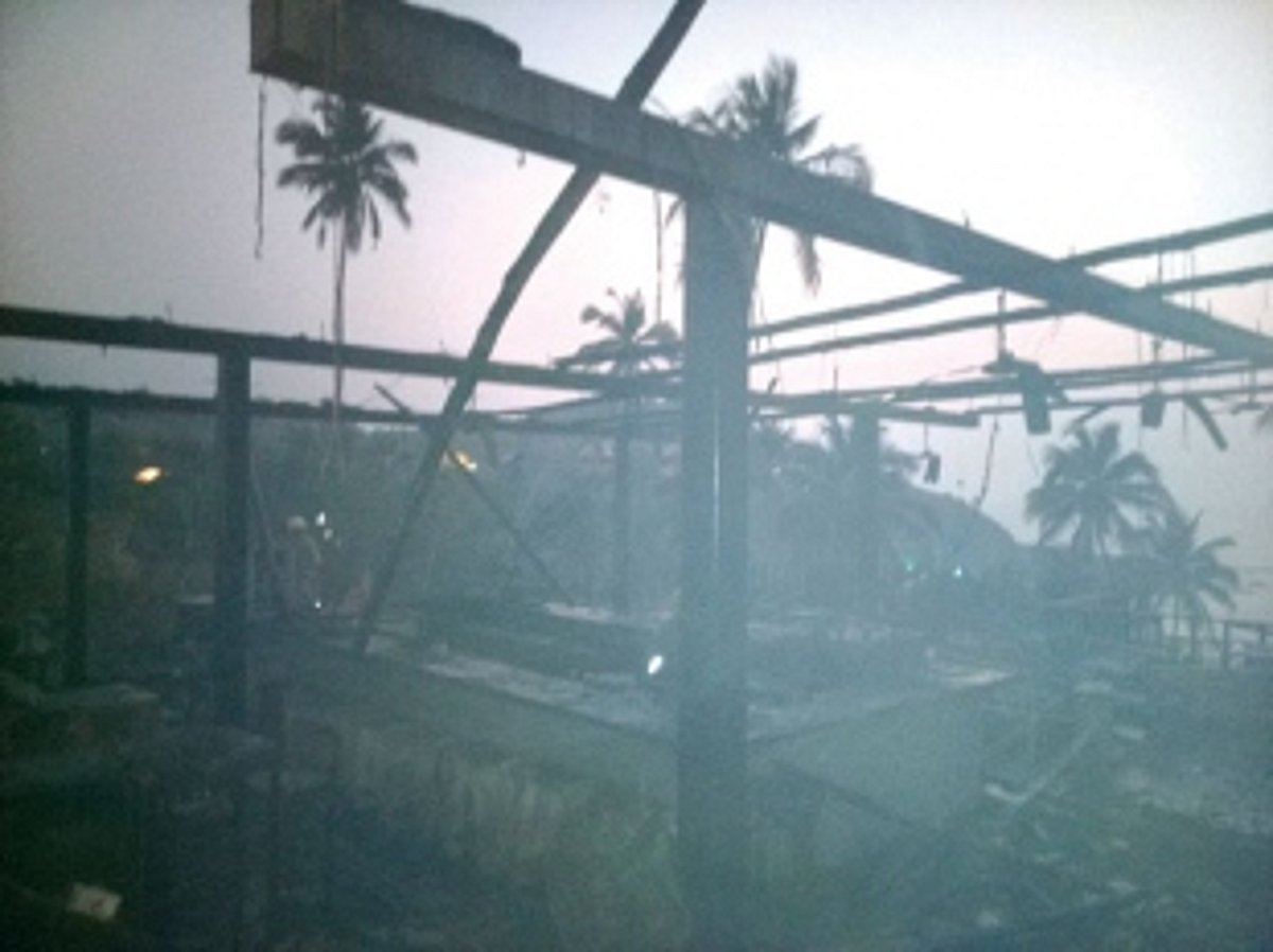 Restaurant and Beach Club at Vagator gutted in fire