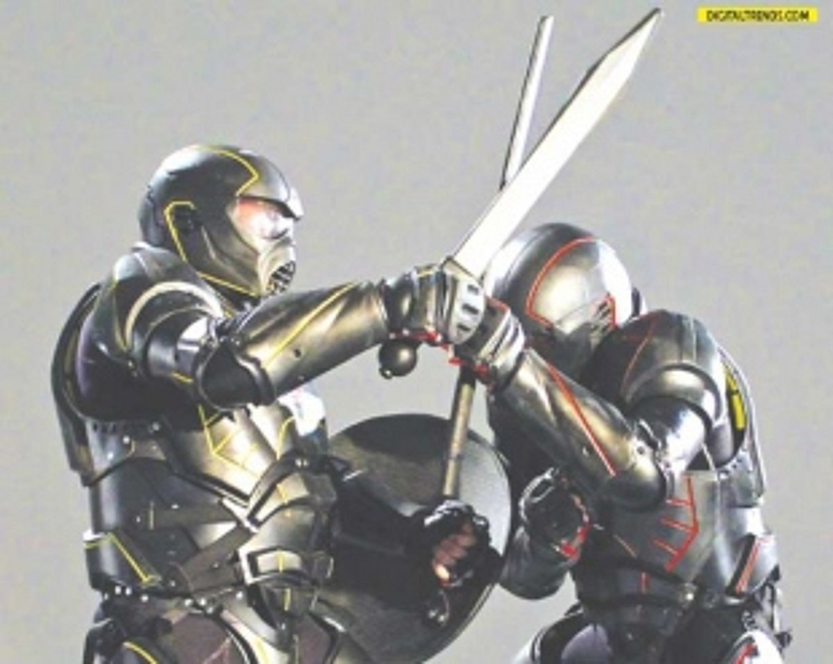 Resurrecting gladiator duels with carbon-fiber suits