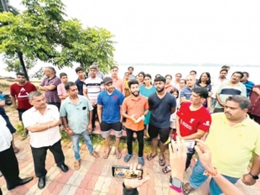 Ribandar residents vow to oppose any further digging of roads 1 Ribandar residents vow to oppose any further digging of roads
