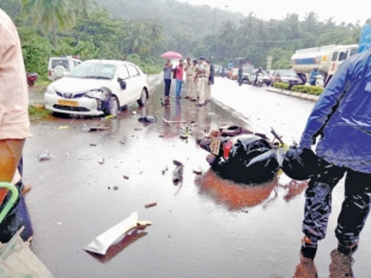 Rider injured in Mangueshi mishap