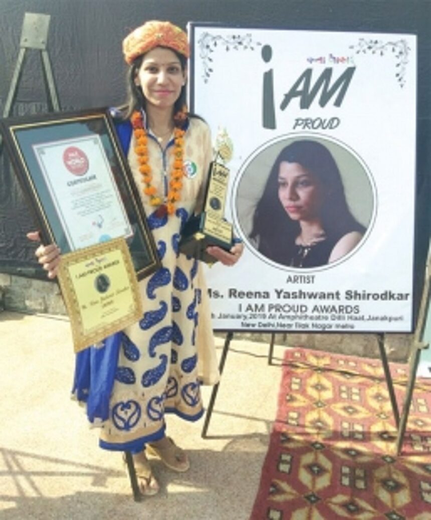 Rina Shirodkar wins National Award as Innovative Artist