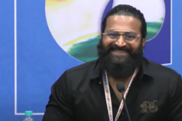 Rishab Shetty Shines at IFFI 54 with Acclaimed Film 'Kantara' and Advocates for Kannada Cinema Recognition