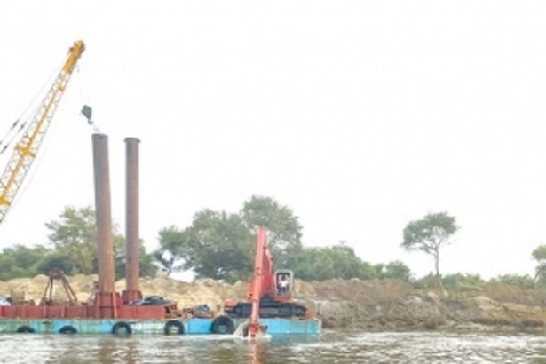 River Sal inspection assesses desilting, sewage line, monsoon flooding concerns