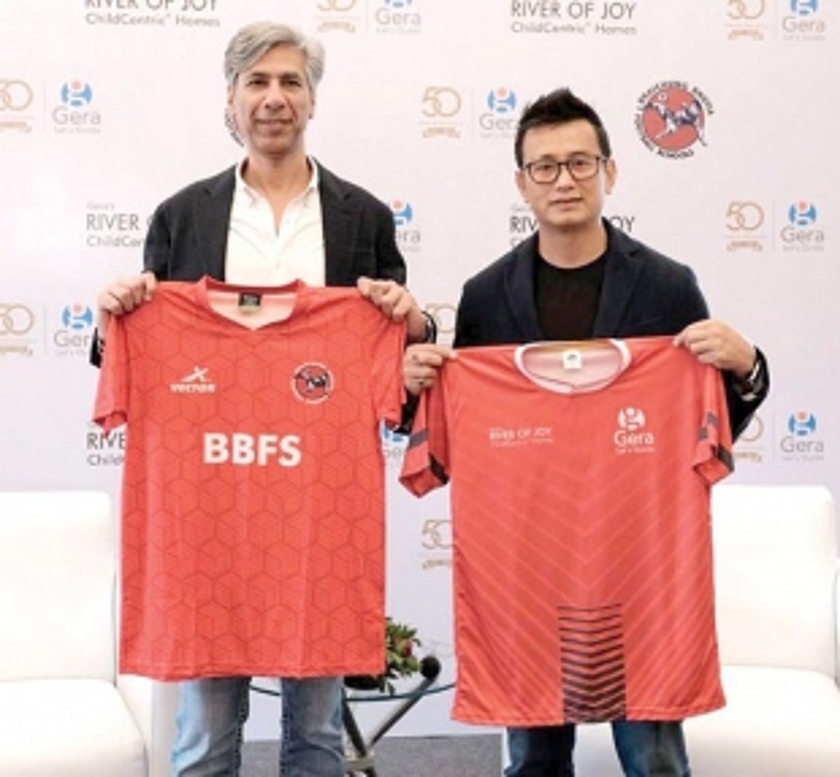 River of Joy football school inaugurated by Bhaichung Bhutia