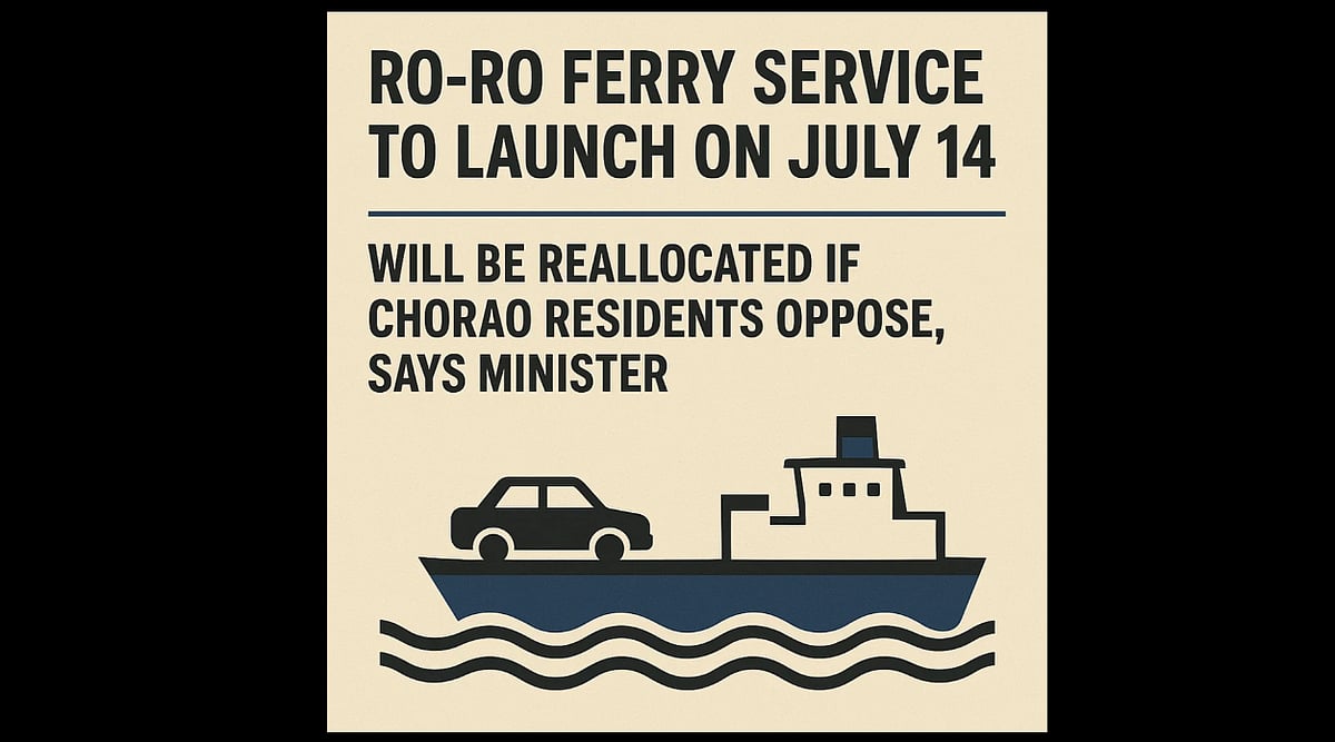 Ro-Ro Ferry Service to Launch on July 14; Will Be Reallocated if Chorao Residents Oppose, Says Minister