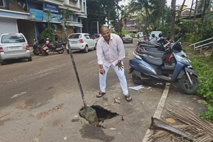 Road Cave-In at Madel-Fatorda Poses Risk to Public; Locals Demand Immediate Action