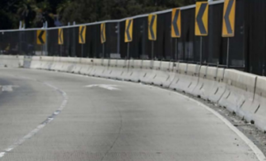 Road at Borim  sharp turn worsens